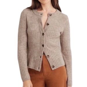 Madewell Merrit Wool Blend Cardigan